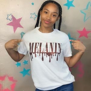 Melanin Drip t shirt